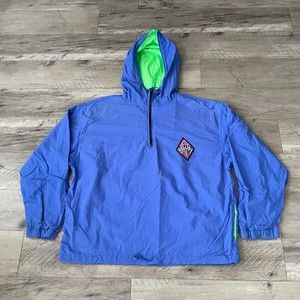 Vintage 90s Zero Gravity Hooded Windbreaker Jacket Size Large